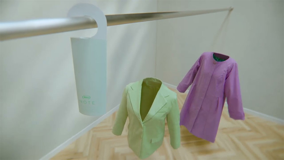 消臭力 NOTE「だいじな服たち」篇 30秒